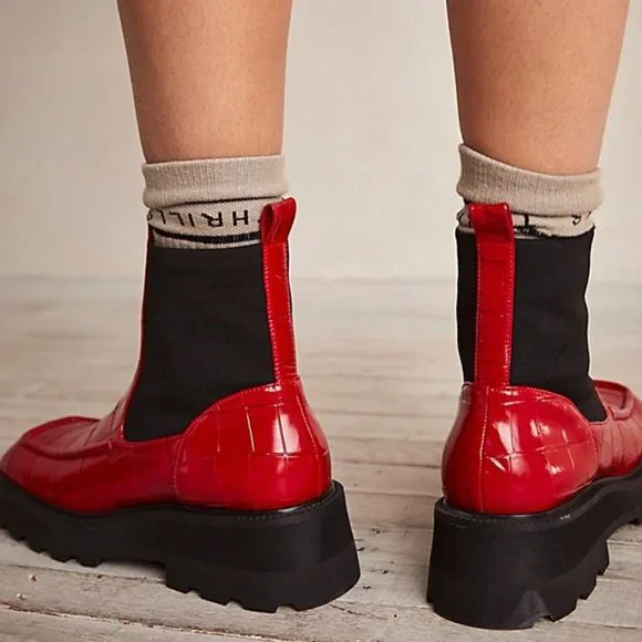 Free People X Intentionally Blank Rocky Moc Chelsea Boots - Picture 2 of 12